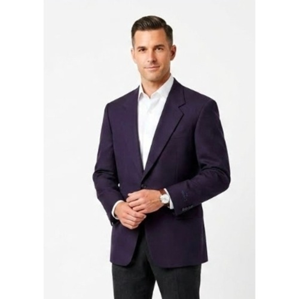 Hugo Boss Blazer Size 44L Loro Piana‎ Crafted Wool Classic Made in USA